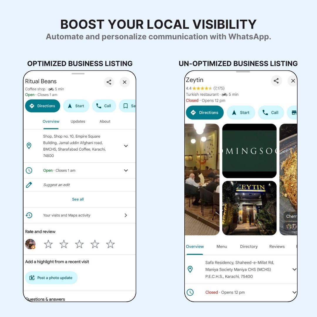 Google My Business Optimization